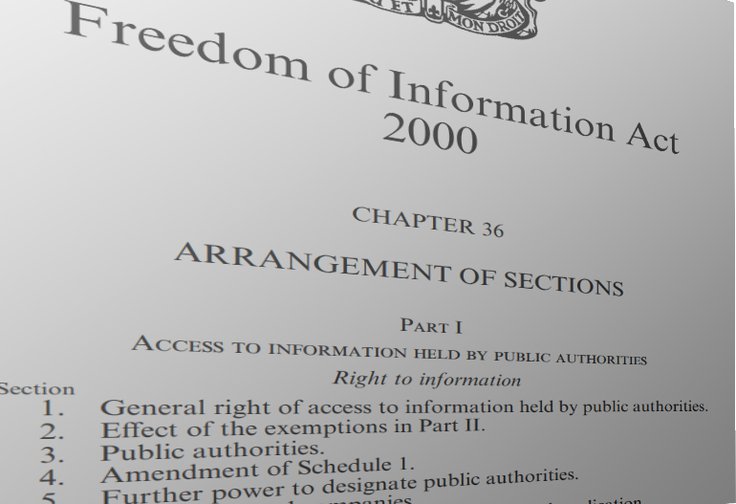 Freedom of Information Act title page