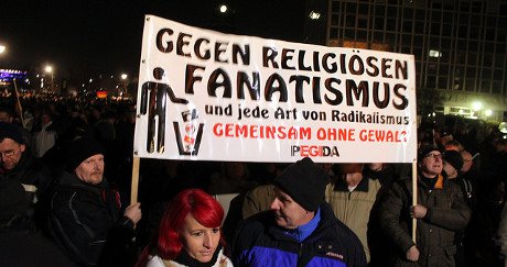 Pegida anti-Muslim rally